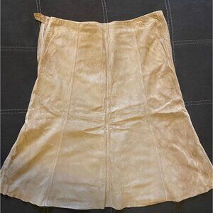 Brown Suede H&M Skirt Size 10